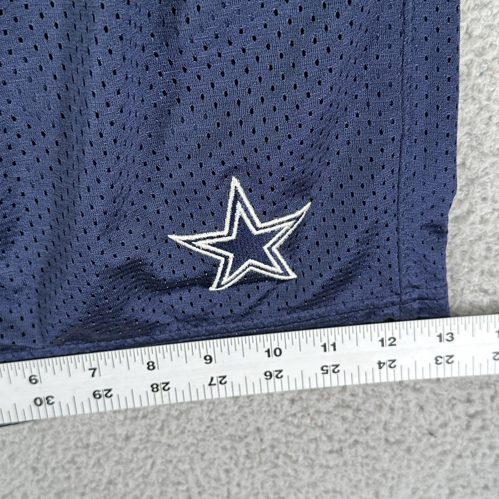 Vintage Reebok Mens XL Distressed Dallas Cowboys Football Mesh Shorts Blue - Picture 6 of 13